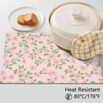 thumbnail image 5 of Placemat, Pioneer Flower Floral Print Pattern Place Mats Table Mat Set Of 2, PVC Washable Placemats for Party Kitchen Dining Decoration, 18x12 Inch, Fade Resistant, 5 of 6