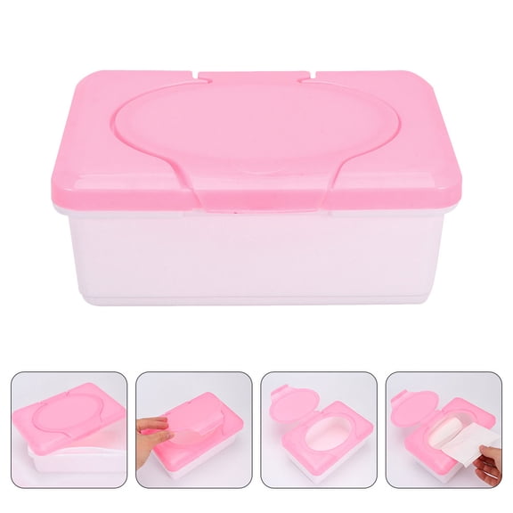 NIAIZEK Bathroom Wipes Dispenser Storage Box, Wet Wipe Holder for Kitchen, Nursery, Travel, 1 Set