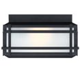 thumbnail image 3 of Westinghouse Lighting 6123600 12 in. Devyn Outdoor Flush Mount Ceiling Fixture, Textured Black, 3 of 7
