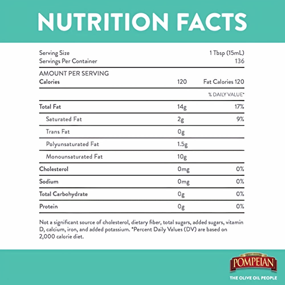 Pompeian Robust Extra Virgin Olive Oil 68 fl oz (Pack of 12)