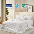 thumbnail image 3 of Peace Nest Lyocell Soft Breathable Cooling Tencel Blanket Summer Blanket, Hotel Quality for Couch, Sofa Chair, White, 90x108 in, 3 of 6