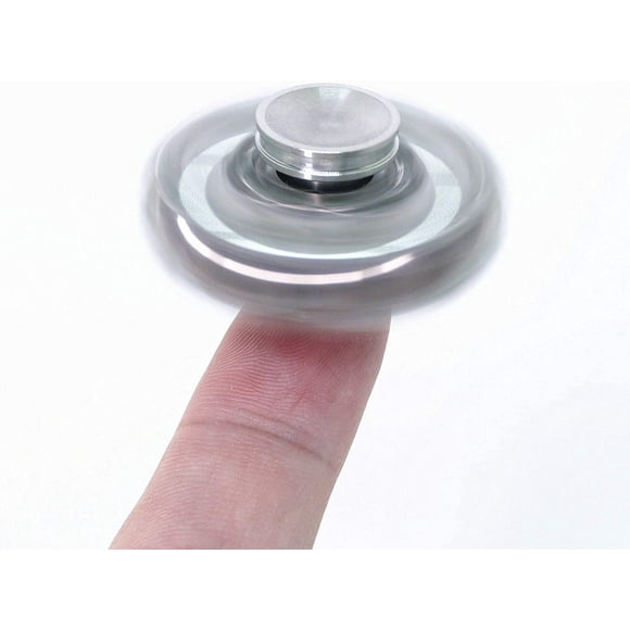 Ferris Wheel Fidget Spinner, Kinetic Desk Toys Spin with Stand, Metal Stainless Steel Smooth Bearing, High Speed Colorful Marble Rainbow, Premium Gift Figit Toy for Adults Kids