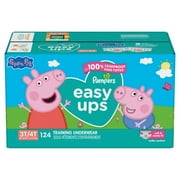 Pampers Easy Ups Peppa Potty Training Pants Girls Size 3T-4T, 124 Count (Select for More Options)