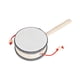 thumbnail image 5 of Tambor sonajero Tambor de sonajero de 4 pulgadas, tambor de agitación de madera, tambor giratorio de sonajero, tambor de agitación manual, instrumentos musicales de mano para bebé, niño y niño TOMSHOO Tambor sonajero, 5 of 6