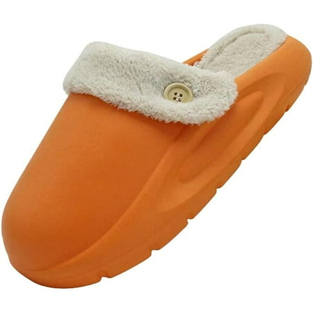 

PIKADINGNIS Women Men Soft Fluffy Fur Warm Home Slippers Detachable Take Down Plug-in Lining Non-slip Fashion Shoes House Indoor Outdoor