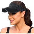 thumbnail image 1 of Sun Sports Visor-Golf Beach Visor Cap Protección UV Sombrero ajustable para mujerBlack-Wash esquí esquí Gafas de esquí, 1 of 5