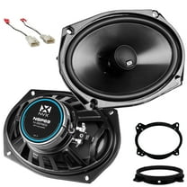 NVX Front Door 6" x 9" Coaxial Car Speaker Upgrade Pack for Select 2002-2011 Toyota Camry 900W Peak