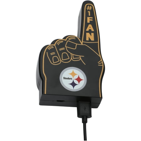 Team Saxo Bank - Pittsburgh Steelers #1 Fan Finger Power Bank - No Size