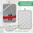 thumbnail image 6 of Yayeee Pot Holders Kitchen Heat Resistant with Pocket 7"x9.8" Cotton Oven Cooking Hot Pads, Red Boat, 6 of 7