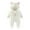 White#122, variant on LIIPEE Boys Girls Plush Onesie Warm Thickened Cartoon Animal Long Sleeve Hooded Zip Up Fuzzy Jumpsuit Comfort Weekend One-Pieces,Blue,0-3 Months