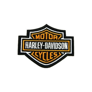 Harley-Davidson 4 in. Embroidered Sharp H-D Emblem Sew-On Patch