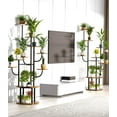 thumbnail image 6 of 60" Tall Indoor Plant Stand with Grow Light 10 Tiered Adjustable,Large Metal Rotating Plant Shelf for Multiple Plant Display, Flower Holder Stand for Living Room,Bedroom,Office,Balcony, 6 of 7