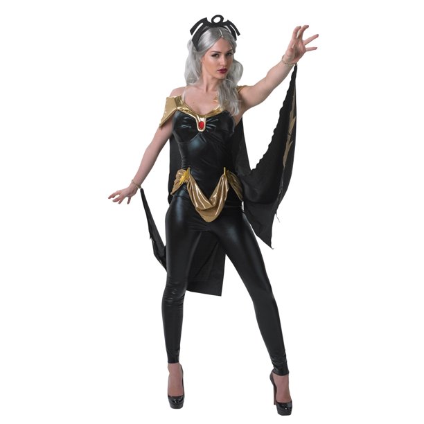 Disfraz Premium Adulto Rubies Tormenta-X Men De Dama Color Negro Talla:M