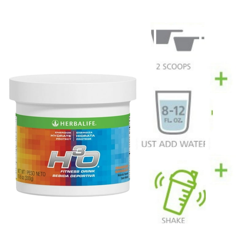 Herbalife H³O Fitness Drink, Orangeade, 10.6 Oz