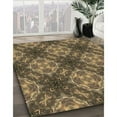 thumbnail image 3 of Ahgly Company Machine Washable Indoor Round Transitional Bronze Brown Area Rugs, 3' Round, 3 of 7