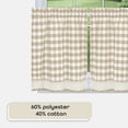 thumbnail image 3 of Buffalo Check Tier Pair - 58x36 - Taupe, 3 of 6