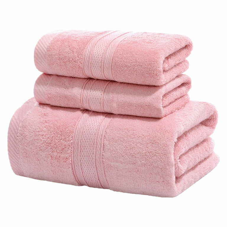 Pack of Towels Bath K25 Bath Towel Towels 3 Piece Towel Set 1 Bath Towels 2  Hand Towels 600 GSM Ring Spun Cotton Highly Absorbent Towels For Pretty
