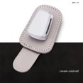 thumbnail image 2 of Riwesomey Soporte para gafas de coche, colgador de gafas de cuero con Clip, creativo con abrazadera para tarjeta de billete, fabricación Type3 NO3, 2 of 6