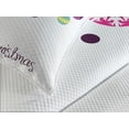 thumbnail image 4 of Ambesonne Christmas Quilted Bedspread Set 3 Pcs, Retro Graphic Baubles, Queen Size, Multicolor, 4 of 4