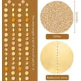 thumbnail image 2 of 10PCS Glitter Paper Circle Dots Circle Garlands Coin Garland Hanging Banners Dot Streamer Backdrop Background Decor for Birthday Baby Shower Wedding Party, 2 of 6