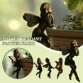 thumbnail image 3 of Flower Fairy Potted Pendant,Miniature Hanging Fairy Figurines Mini Fairy Garden Planter Pot Hanger Vintage Angel Statue Flying Fairies Figurines Home Office Desk Ornaments C3D0, 3 of 5