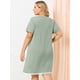 thumbnail image 5 of RoDe Dormir Camisón De Lunares ManCorDe Noche TalGrande PaMujer Verde XXL, 5 of 6