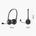 thumbnail image 3 of SY-T490 BT V5.3 Headset with Mic Head-Mounted Wireless HiFi Headphones Hands-Free Call Headset for C, 3 of 5