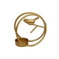 thumbnail image 1 of Toystoory Bird Candle Holder Metal geométrico Hierro Titular de la luz Simple Forjado Romántico Innovador Candelabro para la boda Restaurante en el hogar Decoración del hogar Dorado Toystoory HA025341-02, 1 of 5