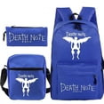 thumbnail image 4 of Death Note Anime Men's Backpack Pencil Bag Student Laptop Backpack Anime Death Note School Bag College Shoulder Bag 3pcs/set, 4 of 4