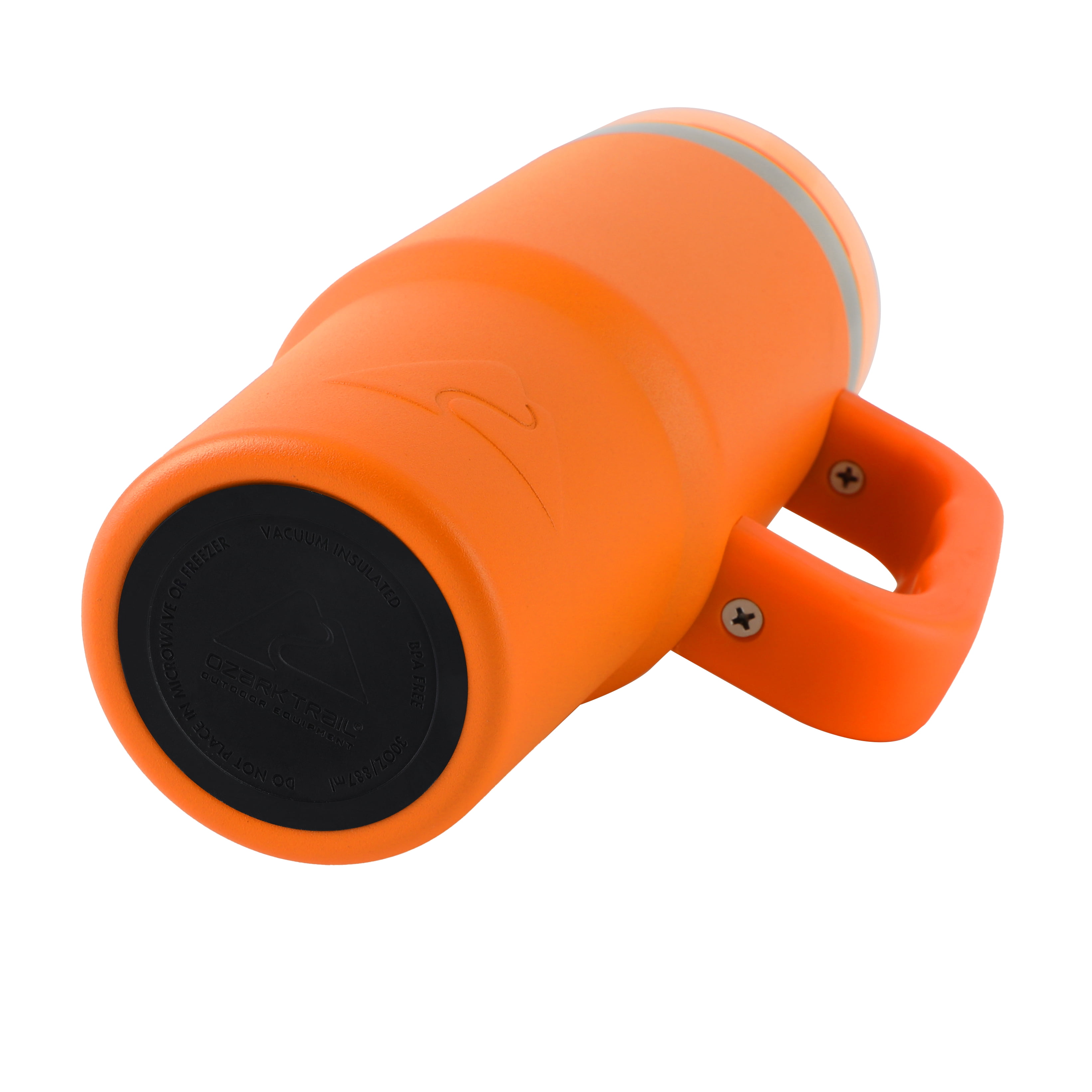 Ozark Trail 18oz Tumbler with handle- Bright Orange