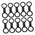 thumbnail image 5 of FRCOLOR  10 Pcs Hand Woven Diving Wrist Strap Scuba Attachment Clips Black, 5 of 8