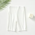 thumbnail image 4 of FAOWME Big Child Girls Yoga Shorts High Waist Solid Color Comfortable Stretchy Knee Length Leggings Trousers For Outdoor Wear White 11-14 Years, 4 of 4