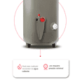 thumbnail image 4 of Calentador de Agua Todo Terreno Alto Rendimiento 48 Litros a Gas Natural 2 Servicios gris, 4 of 11