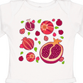 thumbnail image 4 of Inktastic Pomegranate Fruit Party Boys or Girls Long Sleeve Baby Bodysuit, 4 of 5