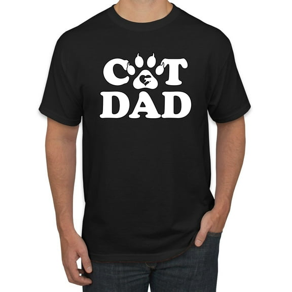 Wild Bobby, Best Cat Dad Daddy Gift, Pop Culture, Men Graphic Tee, Black, Small