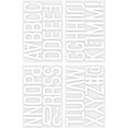 thumbnail image 2 of SEI 3-inch Slender Polyvinyl Iron-on Heat Transfer Letters, White, 2 of 4