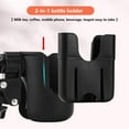 thumbnail image 6 of strola Toys Universal 3 in 1 Cup Holder with Phone Holder, Adjustable Stroller Cup Holder 360° Swivel Clamp for Scooter, Wheelchair, Boat, Motorcycle Handlebar, 6 of 9