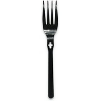 WeGo Fork Wego Polystyrene, Fork, Black, 1000/carton