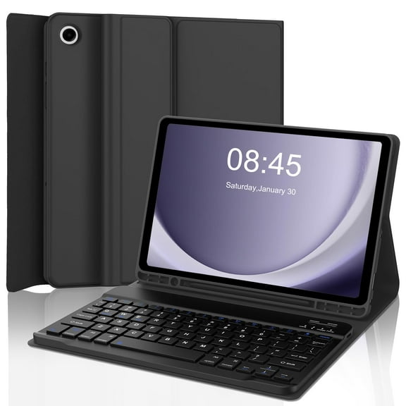 MATN Keyboard Case for Samsung Galaxy Tab A9 Plus 5G 11 Inch 2023(SM-X210/X216/X218) - Detachable Wireless Bluetooth Keyboard - Folio Smart Cover with S Pen Holder for Galaxy Tab A9 11"