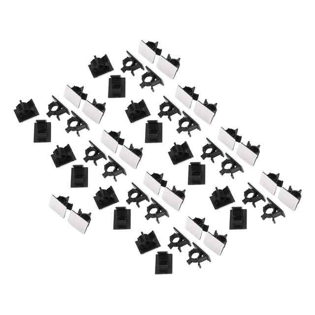 Soporte para gestión de cables, 50 piezas de clips para gestión de cables, clip para cables adhesivo, clip para cables optimizado para la excelencia