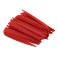 thumbnail image 1 of Arrows Vanes 4 Inch Plastic Feather Fletching 50 Pack(Red), 1 of 5
