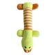 thumbnail image 4 of Juguete de peluche para perro, lindo animal a rayas con 4 patas, juguete masticable chirriante para perro, para mascotas, perros y gatos, para limpiar los dientes y rechinar los dientes., 4 of 12