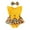 Yellow, variant on TOOYOU Baby Girl Bodysuits Cheap Toddler Girl Onesies Ruffled Sleeveless Ribbed Sunflower Floral Prints Dress Headbands Outfits Soft Romper For Red Size 9-12 Months