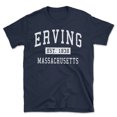 thumbnail image 1 of Erving Massachusetts Classic Established Men's Cotton T-Shirt, 1 of 1