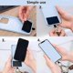 thumbnail image 4 of Phone Strap With Zippered Pouch, Clip And Go Strap For Phone With Wallet Crossbody, Women Portable Phone Lanyard Crossbody-Yvan, 4 of 5