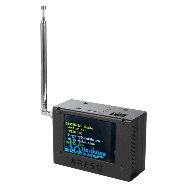 ARESQ AQ1 Mini Radio de Banda Receptor de Radio de Todas las Bandas FM LW MW SW-SSB Chip Si4732 Pantalla Táctil de 2,8 Pulgadas