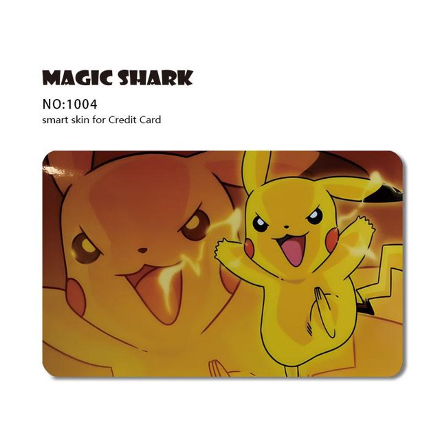 Cute Anime Dragon Ball Game Cartoon Dog PVC No Fade Sticker Skin Film Case Cover for Big Small No Chip Credit Debit Card 1004 Big Chip