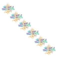 thumbnail image 2 of Bows *1 * 8 Curly Ribbon Packaging Bow Orange Bow Adhesive Bow Suitable For Bottles Candy Bags Packaging Accessories 8Pc, 2 of 5