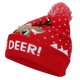 thumbnail image 1 of Christmas Beanie Hat - Colorful Knitted Light-Up for Children and Adults, 1 of 5