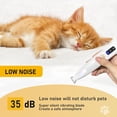 thumbnail image 4 of Dog Paw Trimmer, Pet Claw Trimmer with LED Light, Low Noise USB Rechargeable Pet Clipper. Suitable for Dogs and Cats, for Trimming Hair Around Paws Eyes Ears Face Buttocks, 4 of 6